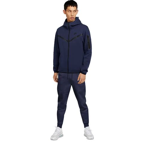 nike tech blauw trainingspak|blauw tech fleece.